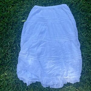 White summer Skirt